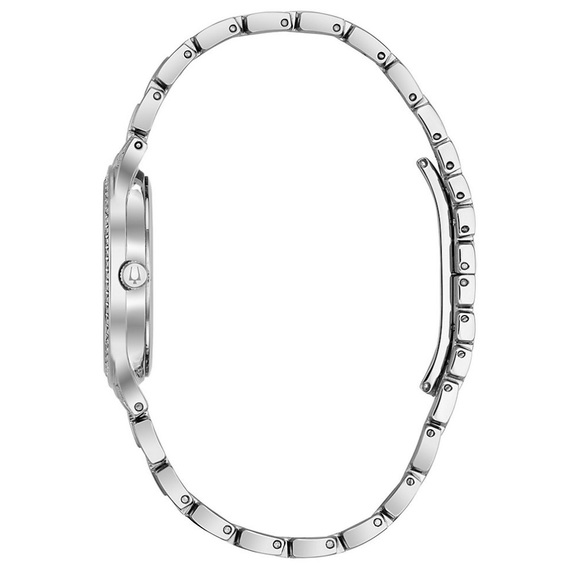 NWT Bulova Woman’s Crystal Stainless Steel Watch - Picture 3 of 5